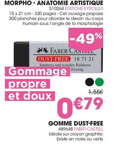 gomme dust-free faber-castell