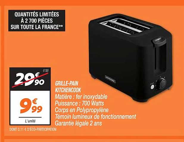 grille-pain kitchencook