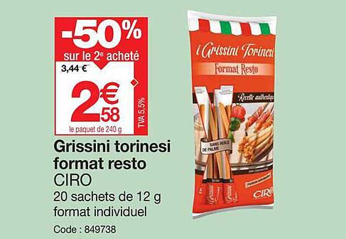 grissini torinesi format resto ciro