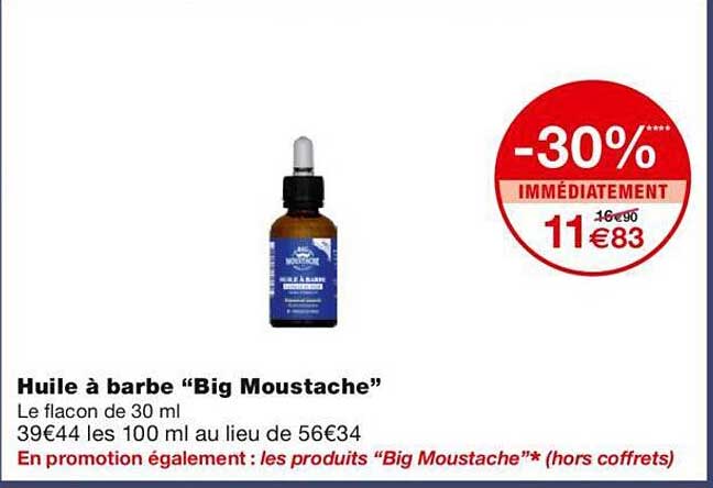 huile de barbe "big moustache"