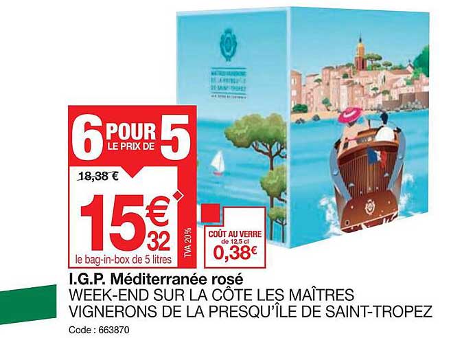 i.g.p. méditerranée rosé week-end sur la côte les maîtres vignerons de la presqu'île de saint-tropez