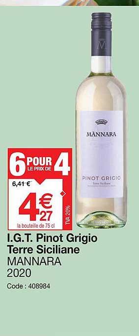i.g.t. pinot grigio terre siciliane mannara