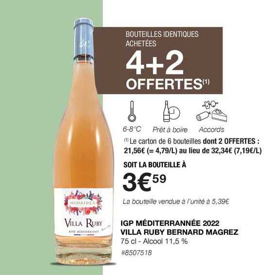 igp méditerranée 2022 villa ruby bernard magrez