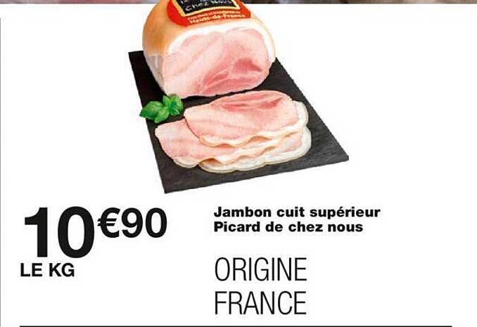 jambon cuit supérieur picard de chez nous