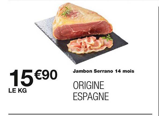 Jambon Serrano 14 Mois