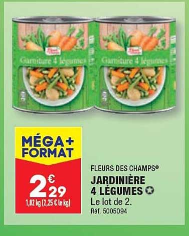 jardinière 4 légumes fleurs des champs