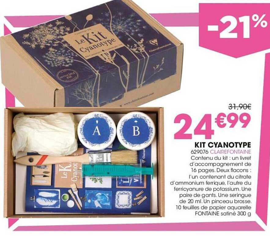 Kit Cyanotype Clairefontaine