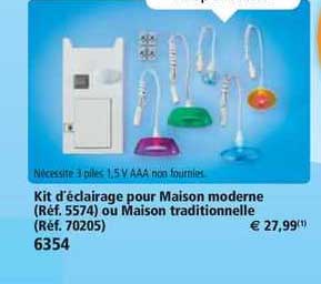 kit d'éclairage pour maison moderne ou maison traditionnelle
