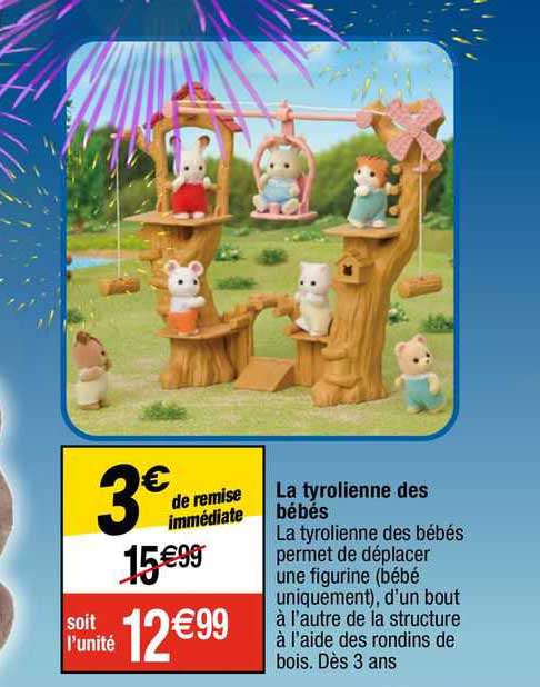 la tyrolienne des bébés