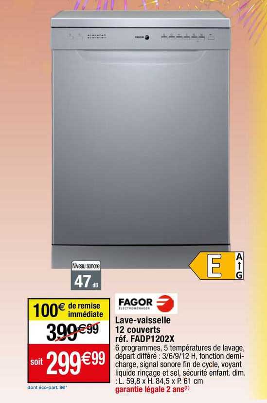 lave-vaisselle 12 couverts