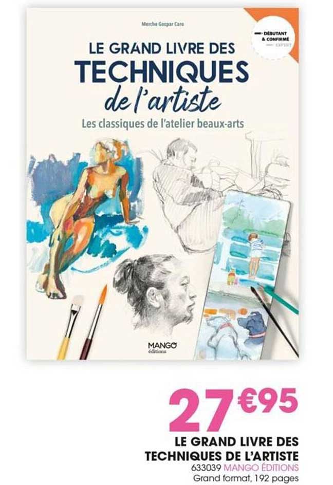 le grand livre des techniques de l'artiste mango éditions