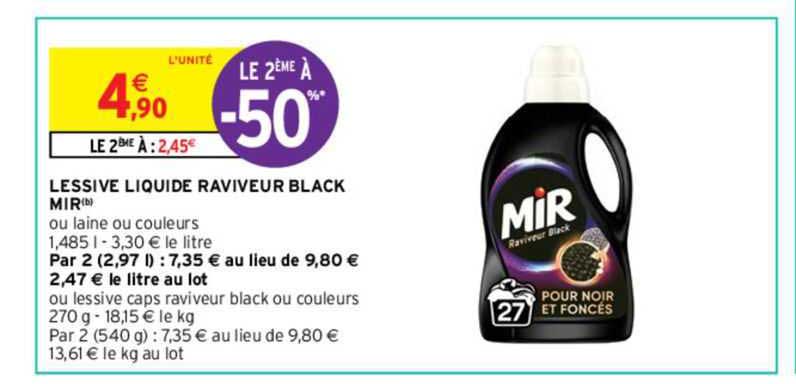 lessive liquide raviveur black mir