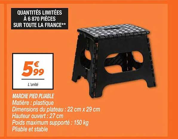 Marche Pied Pliable