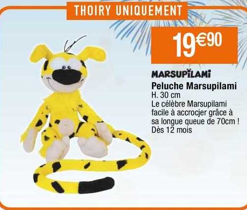 marsupilami peluche marsupilami