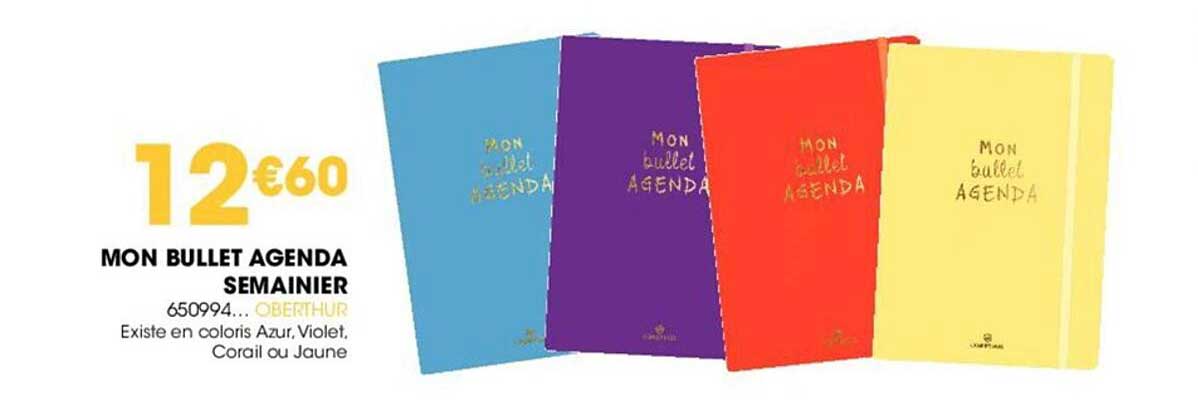 mon bullet agenda semainier