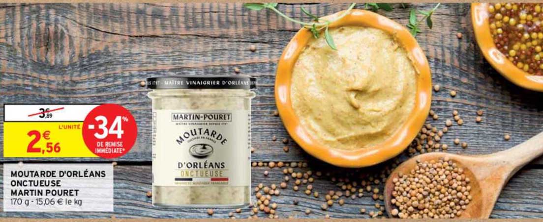 moutarde d'orléans onctueuse martin pouret