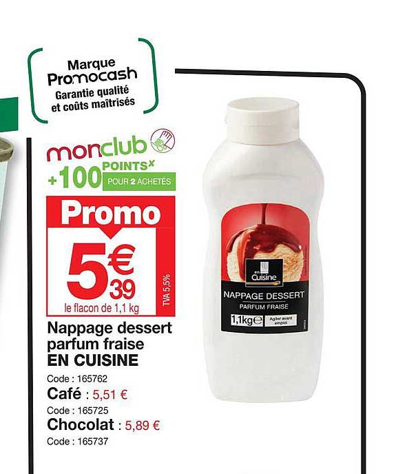 nappage dessert parfum fraise en cuisine, café, chocolat