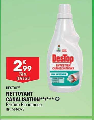 nettoyant canalisation destop