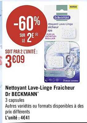 nettoyant lave-linge fraîcheur dr beckmann