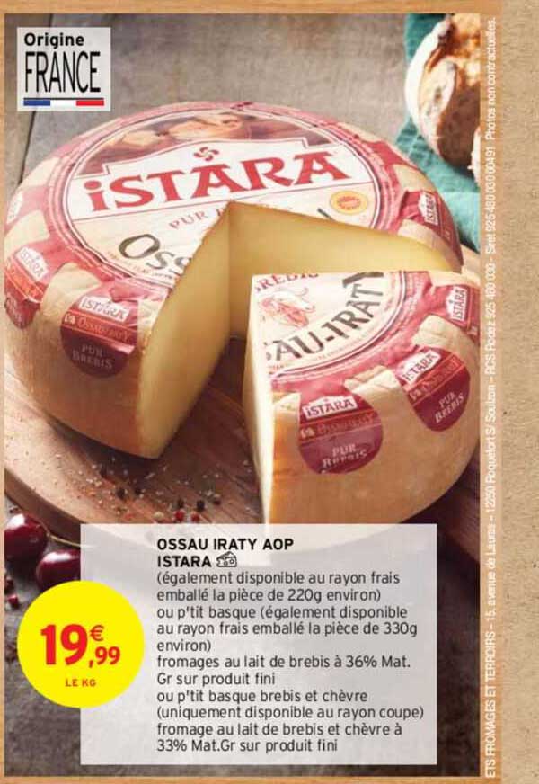 ossau iraty aop istara