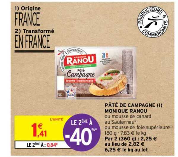 pâté de campagne monique ranou