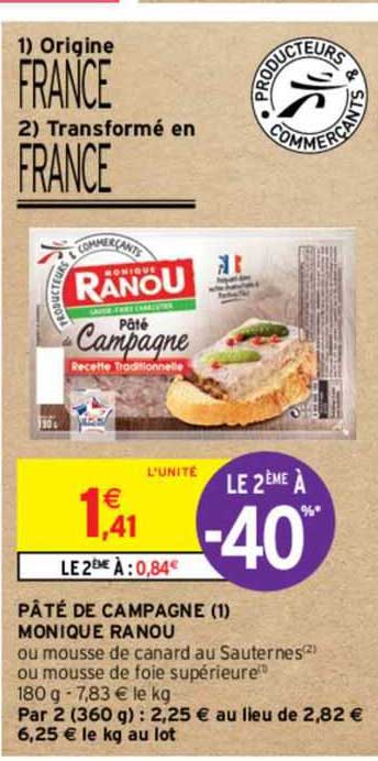 pâté de campagne monique ranou