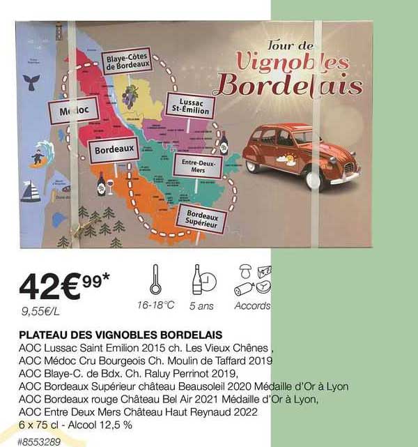 plateau des vignobles bordelais