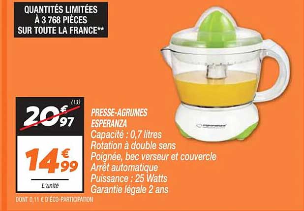presse-agrumes esperanza