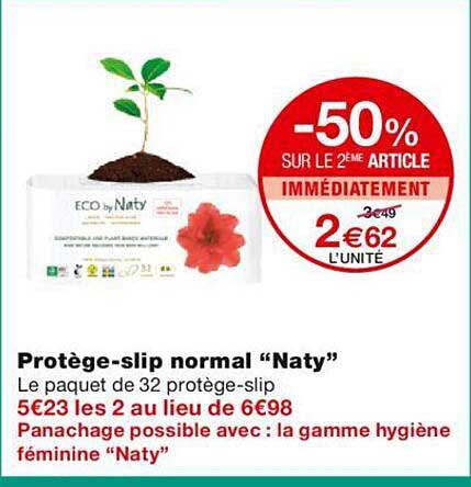 protège-slip normal "naty"