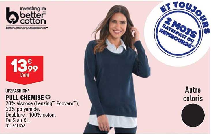 Pull Chemise Up2fashion