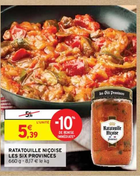 ratatouille niçoise les six provinces