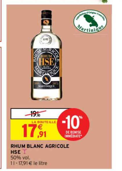 Rhum Blanc Agricole Hse