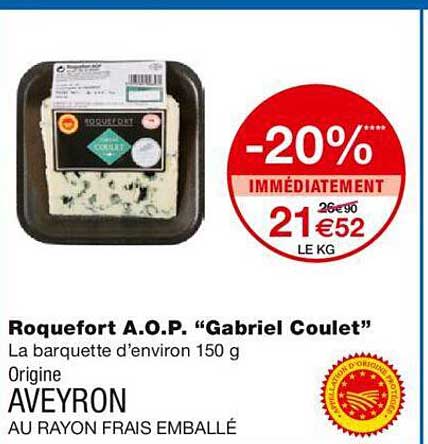 roquefort a.o.p. "gabriel coulet"