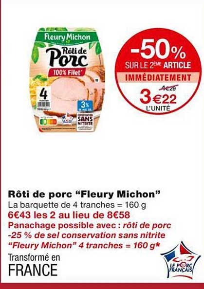rôti de porc "fleury michon"