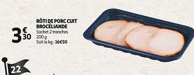 Rôti De Porc Cuit Brocéliande