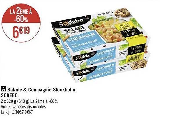 Salade & Compagnie Stockholm Sodebo