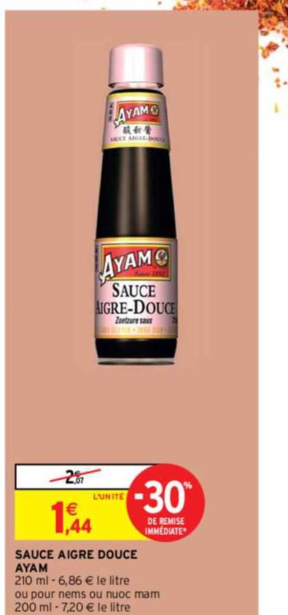 Sauce Aigre Douce Ayam