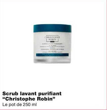 scrub lavant purifiant "christophe robin"