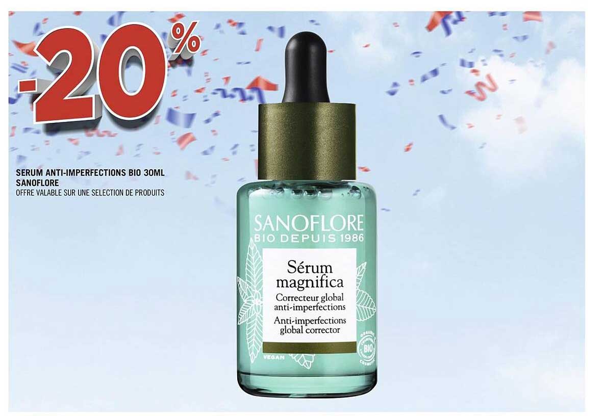 sérum anti-imperfections bio 30ml sanoflore