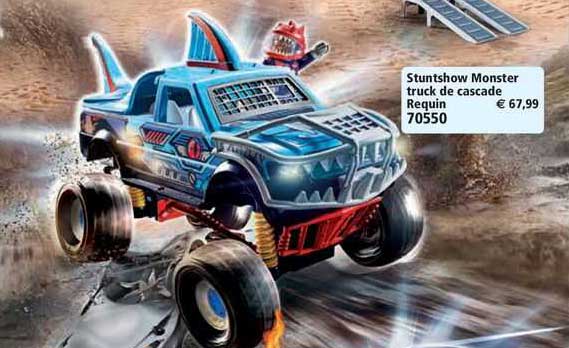 Stuntshow Monster Truck De Cascade Requin