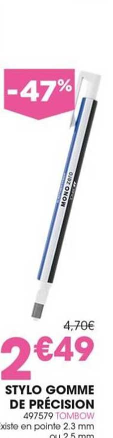 Stylo Gomme De Précision Tombow