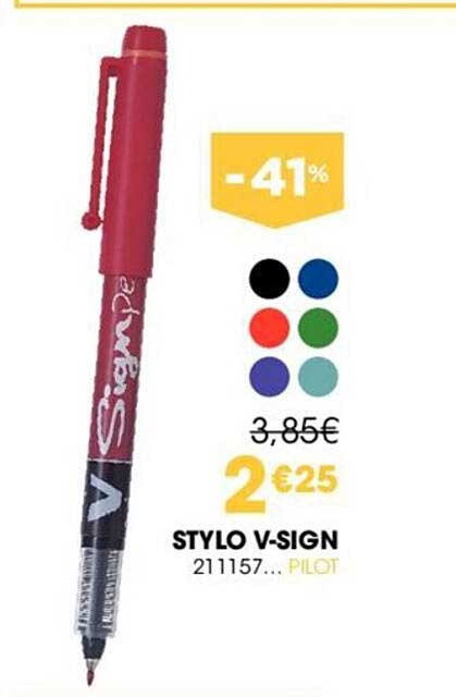 stylo v-sign pilot