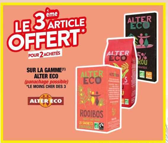 sur la gamme alter eco