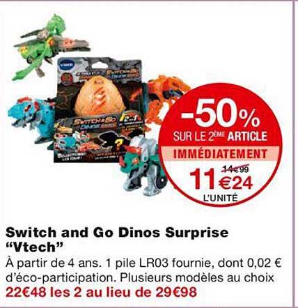 switch and go dinos surprise "vtech"