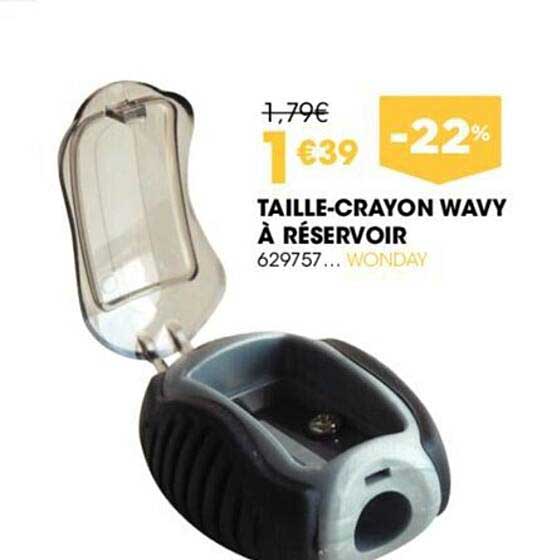 taille-crayon wavy à réservoir wonday