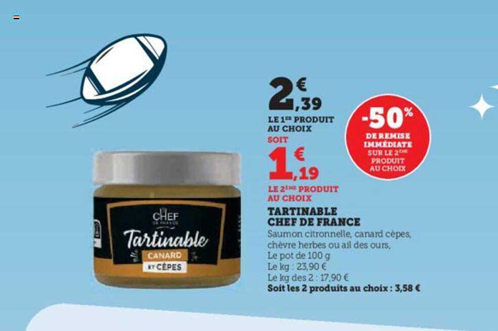 Tartinable Chef De France
