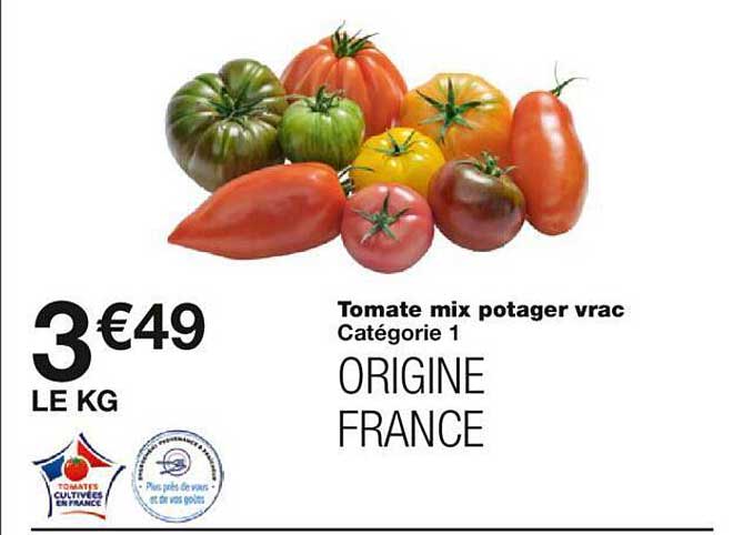 Tomates Mix Potager Vrac