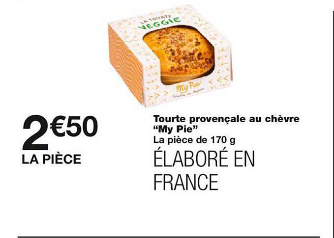 tourte provençale au chèvre "my pie"