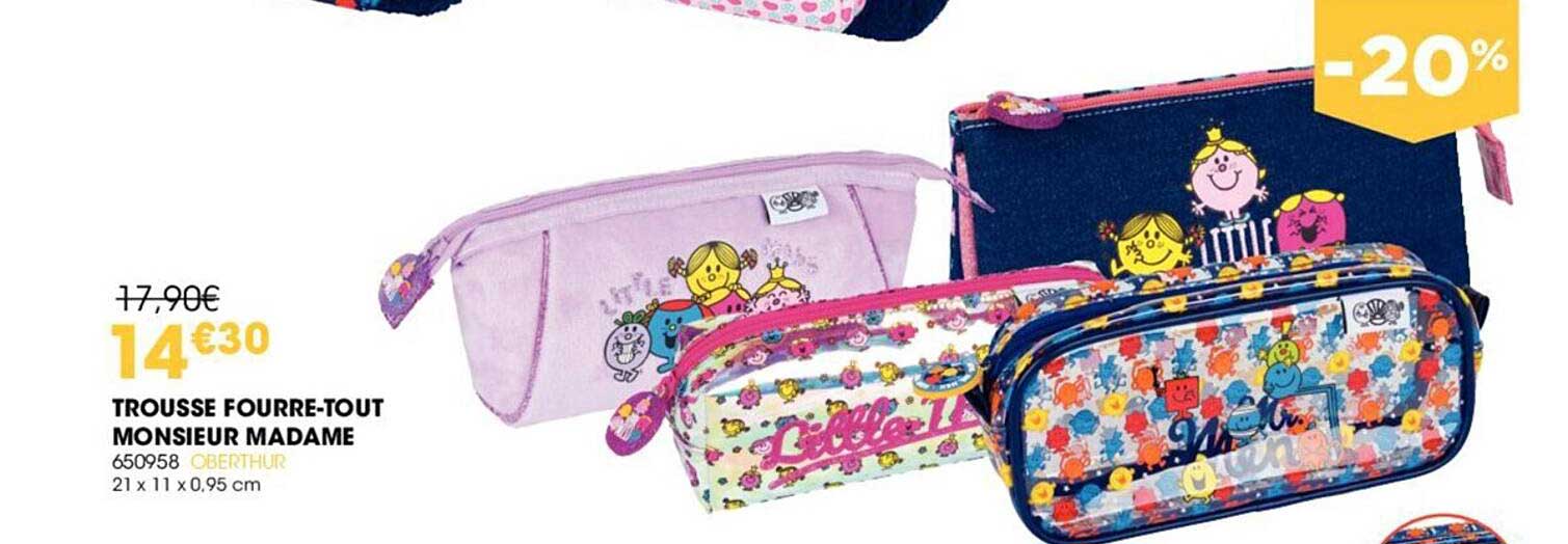 trousse fourre-tout monsieur madame