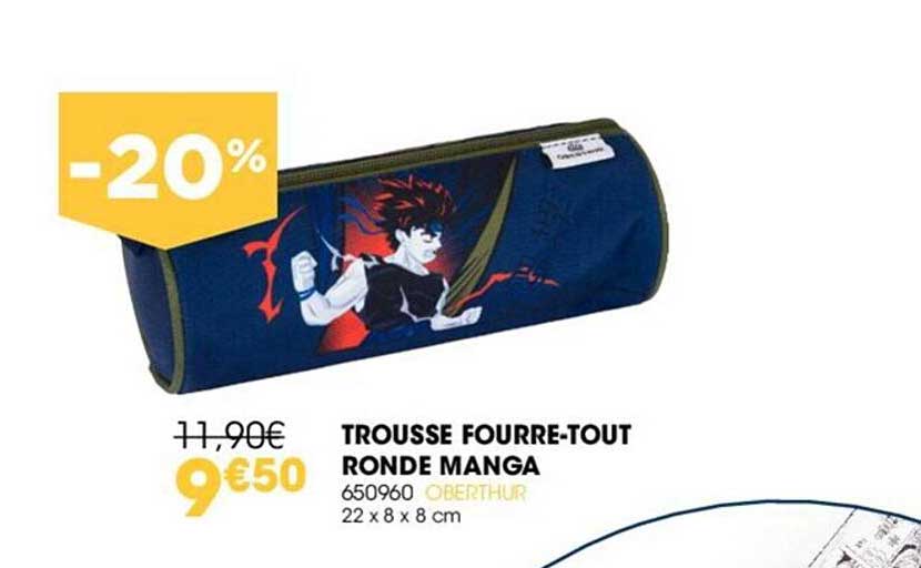 Trousse Fourre-tout Ronde Manga